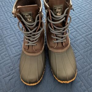 Bass Brown and Black Duck Boots